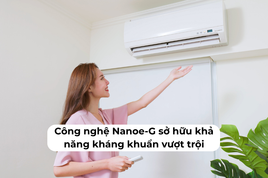 Bộ lọc Nanoe-G trên điều hòa Panasonic