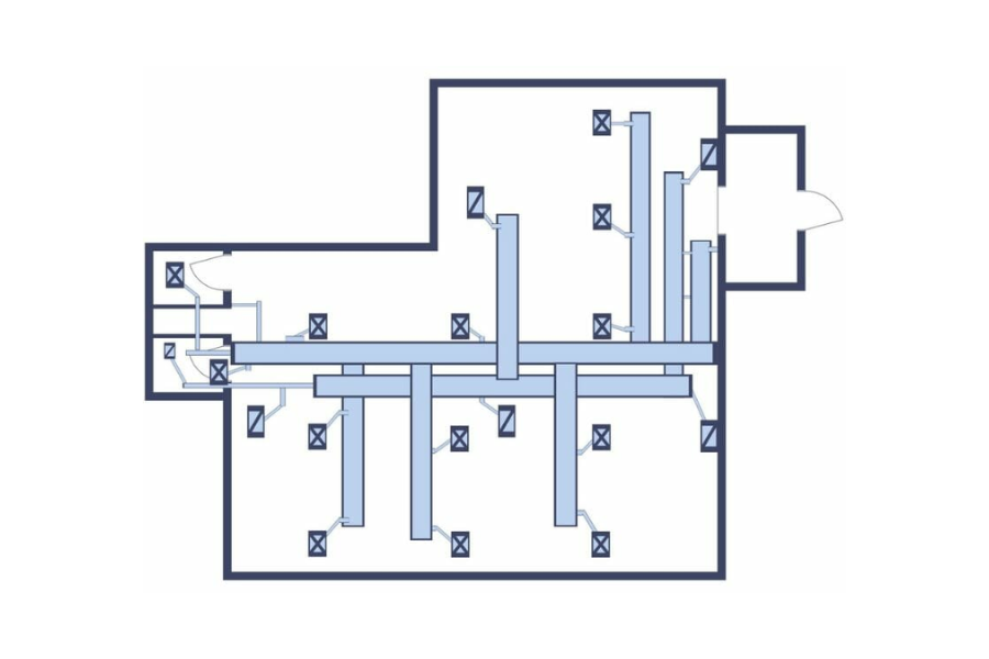 Các loại bản vẽ trong hồ sơ thiết kế hệ thống điều hòa không khí và thông gió
