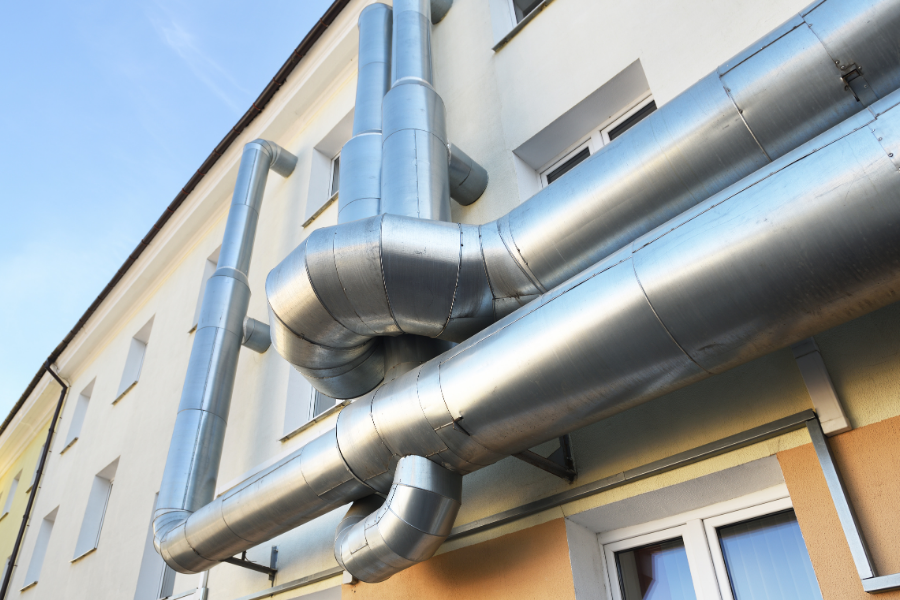 Cách nhiệt đường ống Chiller, Boiler