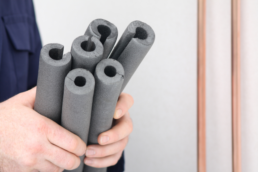 Cách nhiệt đường ống Chiller, Boiler