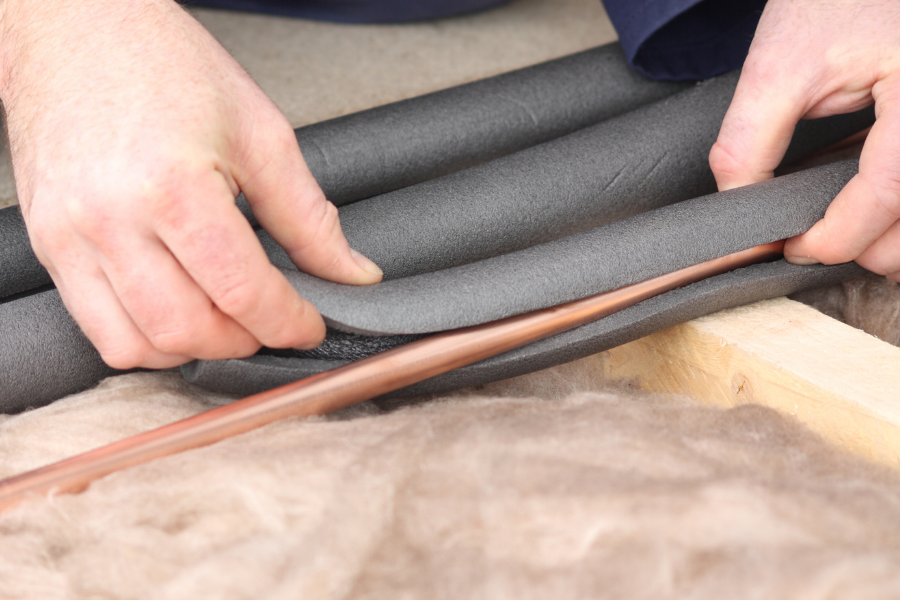 Cách nhiệt đường ống Chiller, Boiler