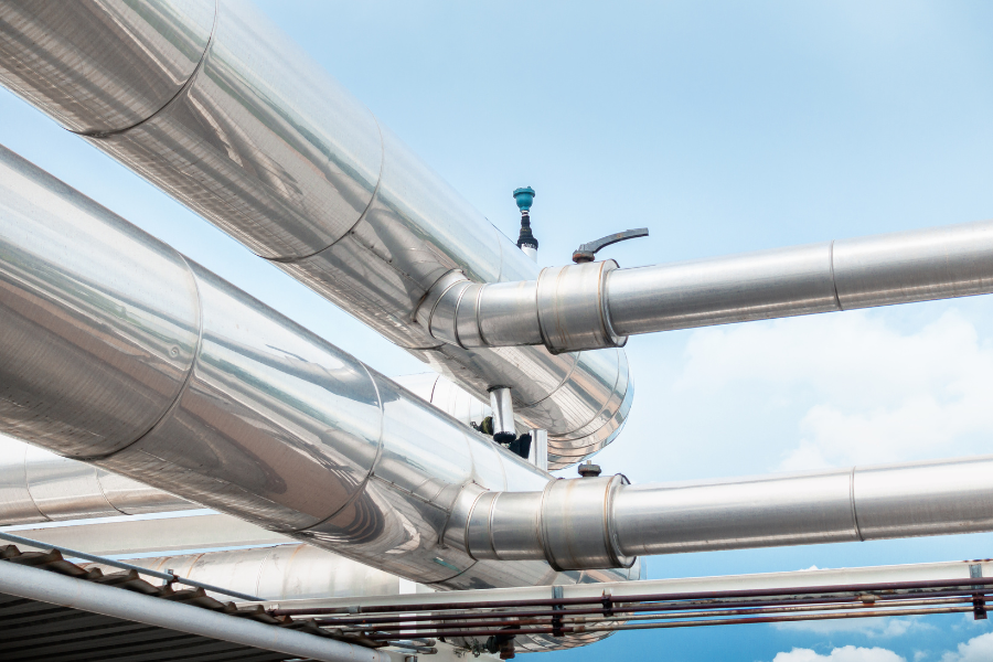 Cách nhiệt đường ống Chiller, Boiler