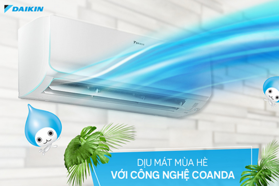 Công nghệ Coanda trên điều hòa Daikin
