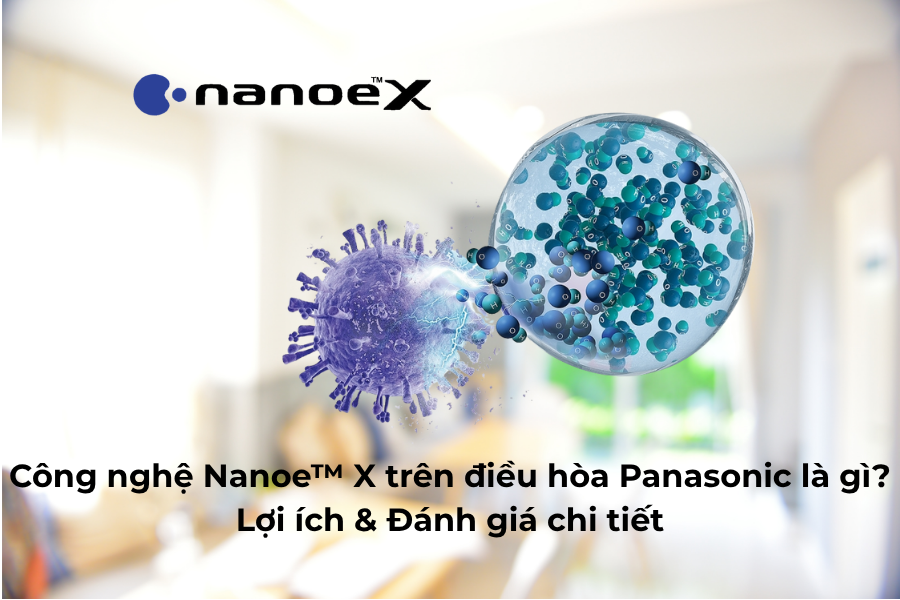 Công nghệ Nanoe™ X trên điều hòa Panasonic là gì? Lợi ích & Đánh giá chi tiết