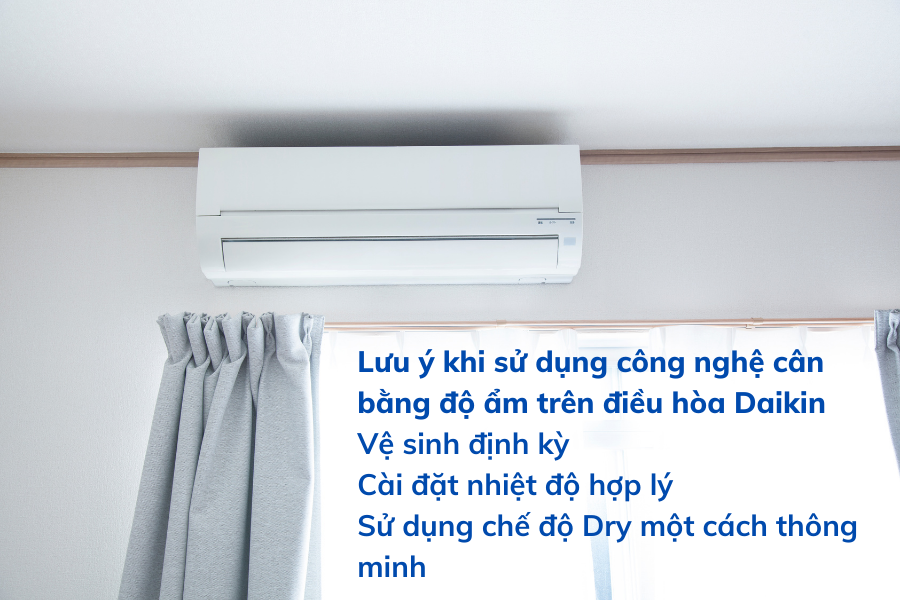 Công nghệ cân bằng độ ẩm trên điều hòa Daikin