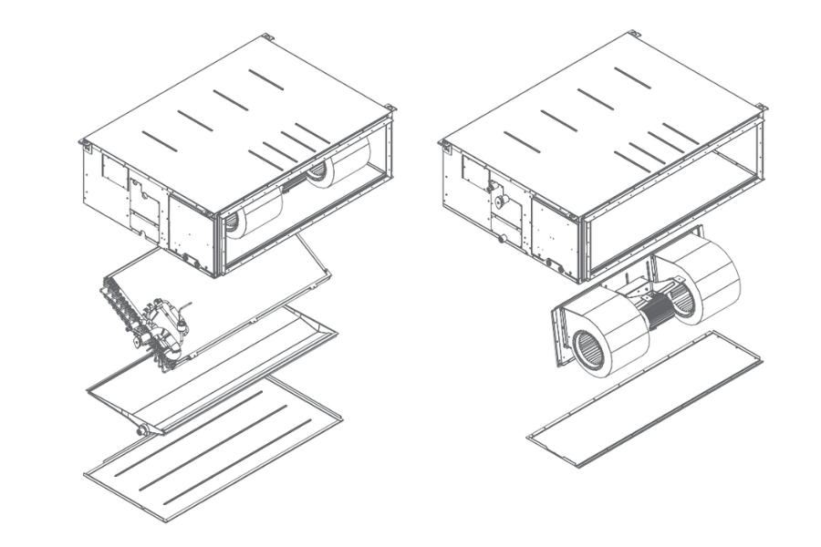 Dàn lạnh âm trần nối ống gió VRV Daikin FXMQ200PVM