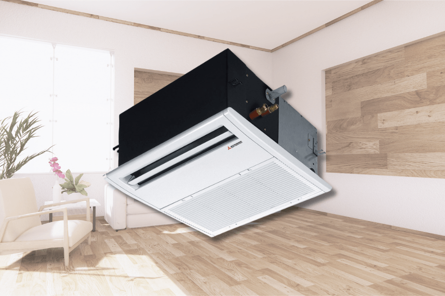 Dàn lạnh trung tâm âm trần cassette Mitsubishi Heavy FDTQ22KXE6F