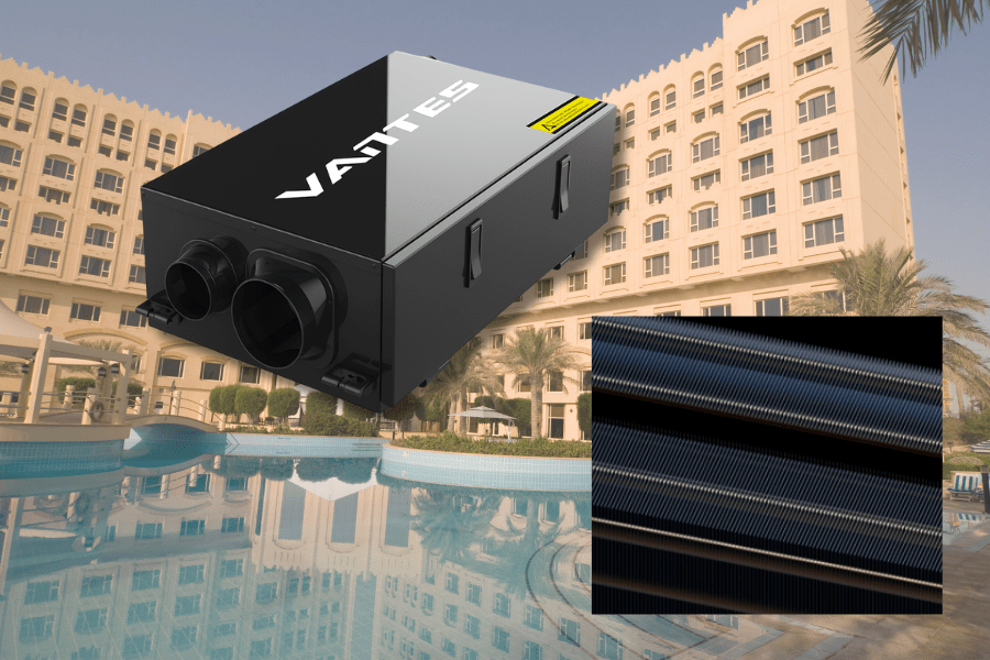 Máy hút ẩm âm trần nối ống gió Vantes VXX-50TH