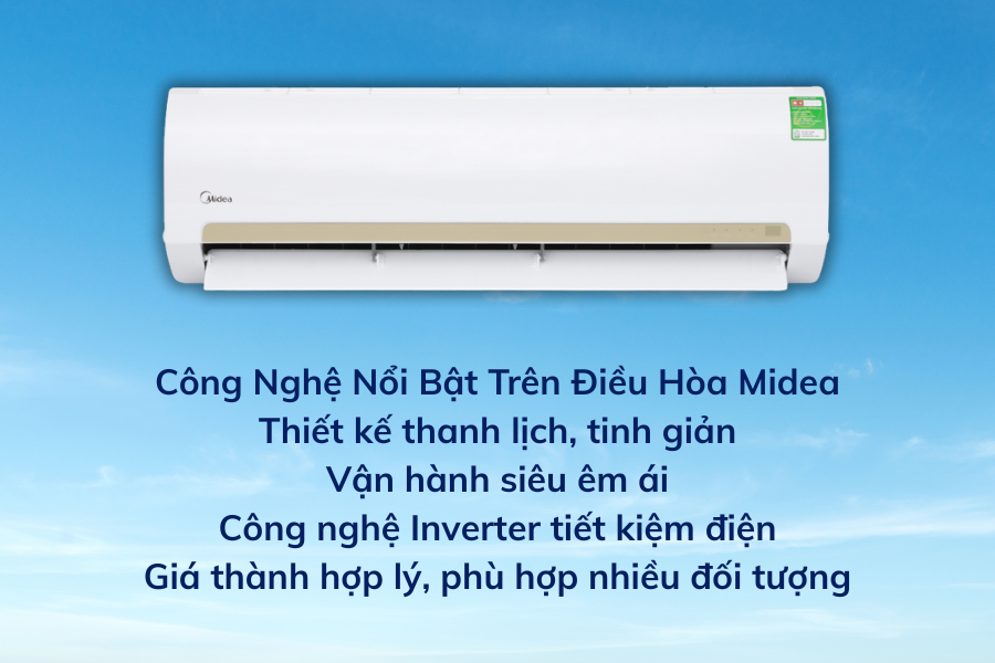Điều Hòa Midea – Lựa Chọn Thông Minh Cho Mọi Không Gian Sống