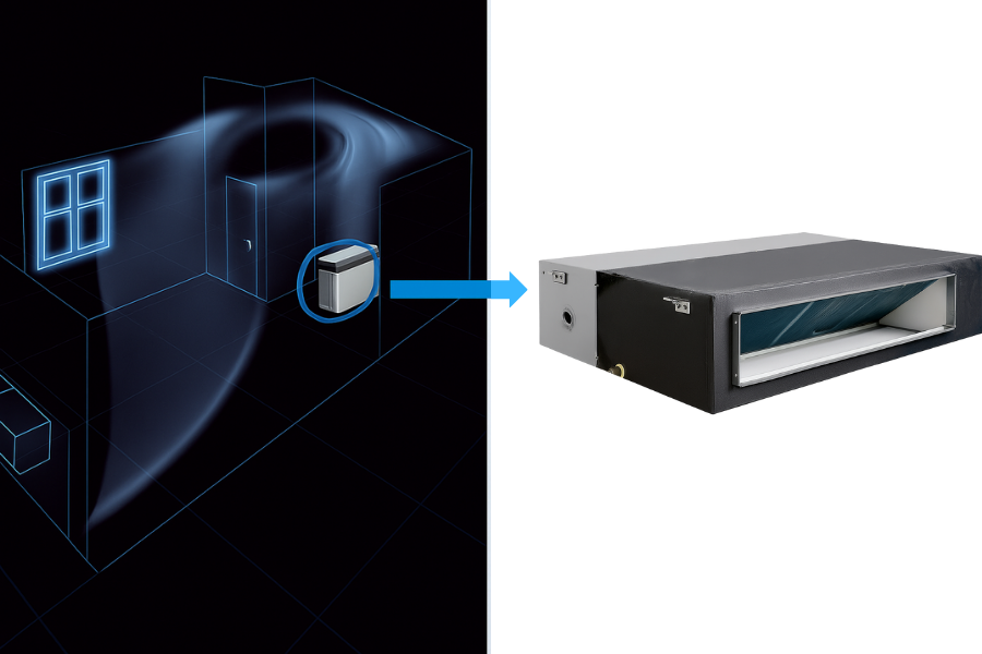 Điều hòa âm trần nối ống gió Panasonic 36000 BTU S-36PFB1H5