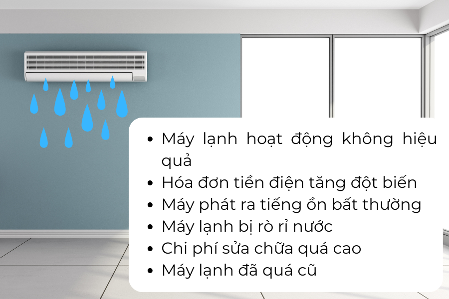 Khi nào nên thay điều hòa Dấu hiệu bạn cần biết