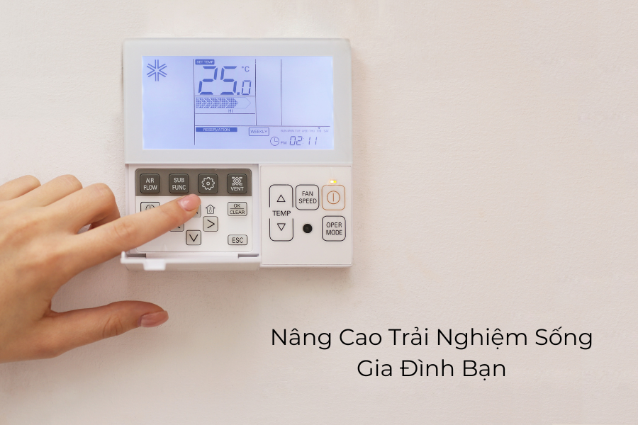 Smarthome HVAC Điều Hòa Trong Tầm Tay với Giọng Nói & Điện Thoại