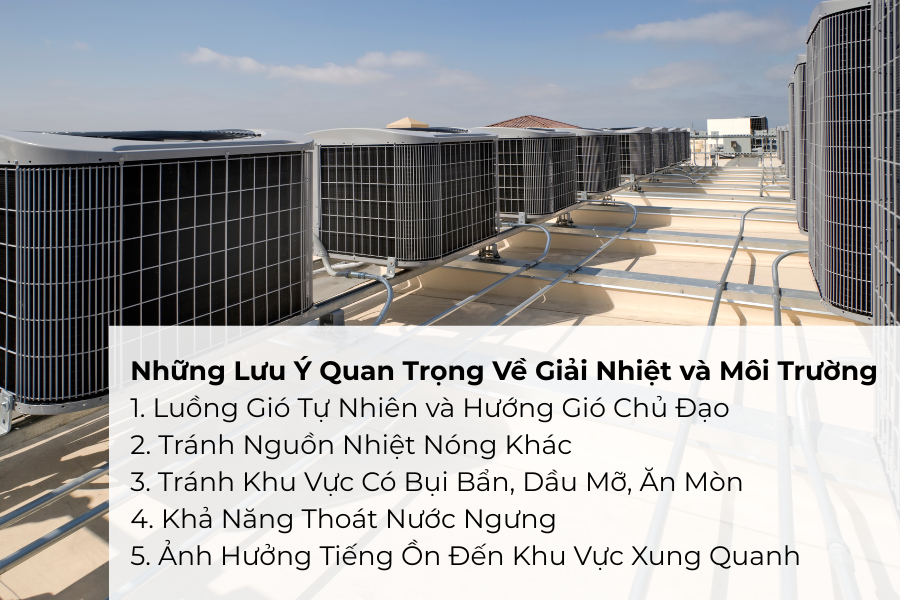 Vị Trí Lắp Dàn Nóng VRV Bí Quyết Tối Ưu Hiệu Suất & Tiết Kiệm Năng Lượng