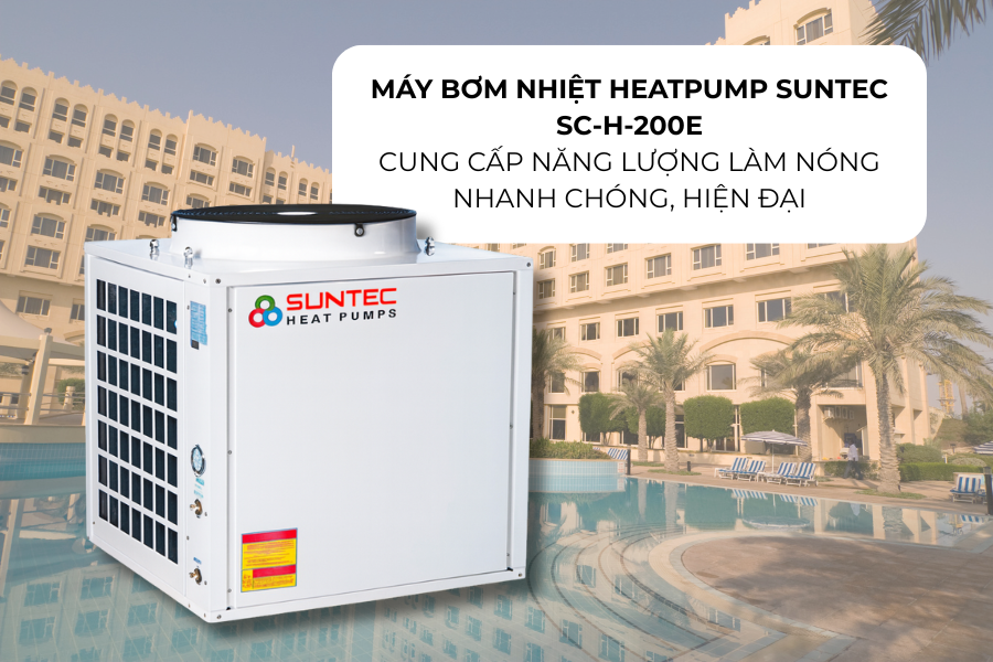 Máy bơm nhiệt heatpump Suntec SC-H-200E