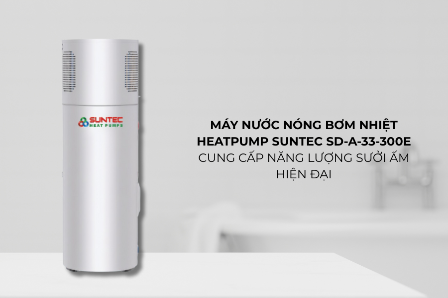 Máy nước nóng bơm nhiệt heatpump Suntec SD-A-33-300E
